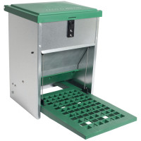 Olba Feedomatic Automatische Voerbak - Voerbak - 40x28x26 cm 5 kg Groen Metaal