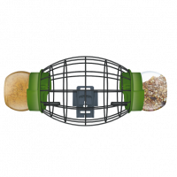 Lona Voerkooi Ovaal V10 - Voersilo - Groen Zwart