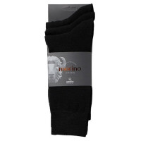 Apollo Sokken Wol 3-Pack Zwart - Sokken - 39-42