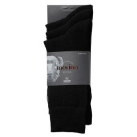 Apollo Sokken Wol/Terry 3-Pack Zwart - Sokken - 39-42