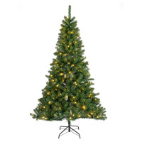 Everlands Kunstkerstboom Monarchboom Prelit - Kerstboom - Ø126x210 cm Groen 320 Led