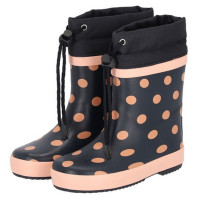 Xqboots Meisjeslaars Gevoerd Stip Marine - Laarzen - 33/34