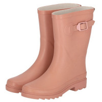 Xq Footwear Dames Regenlaars Riem Rubber Pink - Laarzen - 42