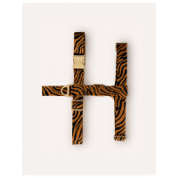 Dogguo Zebra Harness - Hondentuig - Roest Zwart L