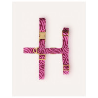 Dogguo Zebra Harness - Hondentuig - Bordeaux Pink Xs