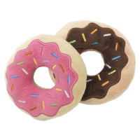 Fuzzyard Plush Toy Donuts 2 Per Pack - Hondenspeelgoed - 1 stuk