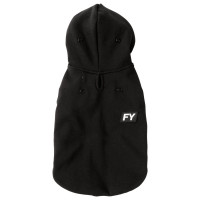 Fuzzyard Honden Hoodie Flash - Hondenkleding - Zwart Size 2