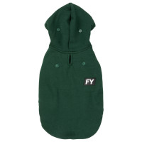 Fuzzyard Honden Hoodie Flash - Hondenkleding - Groen Size 1