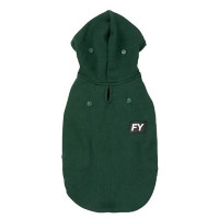 Fuzzyard Honden Hoodie Flash - Hondenkleding - Groen Size 4