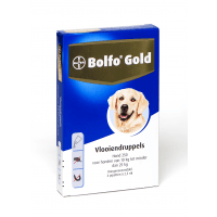 Bolfo Gold hond 250 - 4 pipet