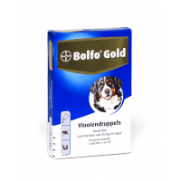 Bolfo Gold hond 400 - 2 pipet
