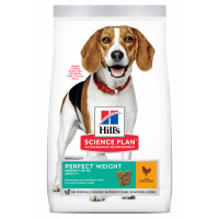 12kg HILL'S SCIENCE PLAN Adult Perfect Weight Medium kip hondenvoer