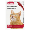 Beaphar Vlooienband Kat Rood - 33 cm