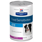 Hills Prescription Diet Canine D/D Eend/Rijst Blik 12x370 gram