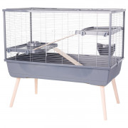 Zolux Neolife 100 Knaagdierkooi - Dierenverblijf - 99x54x92 cm Grijs