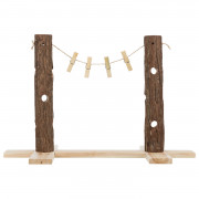 Trixie Natural Living Voerboom Duo - Ruif - 53x34x25 cm