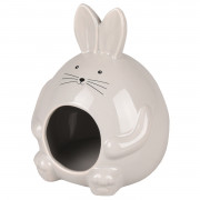 Flamingo Hamsterhuis Hopper - Kooi Accessoire - Ø11.5x14 cm Grijs