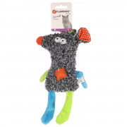 Flamingo Mouzo Muis - Kattenspeelgoed - 31x18 cm Grijs