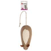 Flamingo Muis Minous - Kattenspeelgoed - 23x10.5 cm Bruin
