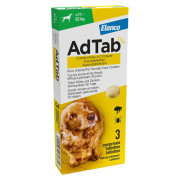 Adtab Kauwtablet Voor Honden - Anti vlooien en tekenmiddel - 3 stuks
