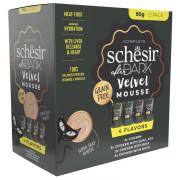 Schesir After Dark Velvet Variety Pack - Kattenvoer - 12x80 g