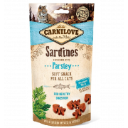 Carnilove Soft Snack Sardines with Parsley 50gr