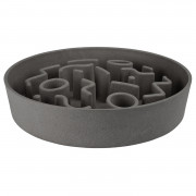 District 70 Bamboo Dog Slow Feeder - Hondenvoerbak - Ø28 cm Grijs