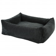 Wooff Cocoon Rib Antraciet - Hondenmand - 60x14x18 cm