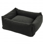 Wooff Cocoon Teddy Antraciet - Hondenmand - 60x14x18 cm