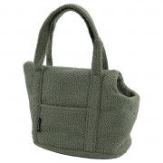 Wooff Transport Bag Teddy - Hondendraagtas - 55x40x32 cm Olijfgroen