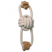 Quapas! Hondenspeeltje Koffiehout Pullbear - Hondenspeelgoed - 30x10 cm