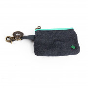 Dwam Poepzakjes Houder Denim - Hondenpoepzakjes - 8x14 cm Blauw