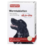 Beaphar Wormmiddel All-in-one hond 7,5-20 kg - 2 tabletten