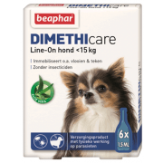 Beaphar Dimethicare Line-on hond tot 15kg - 6 pip.