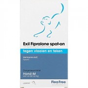 Flea Free Fipralone Spot-on hond M 10-20 kg - 3 pipet