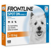 Frontline Spot On Hond S tot 10 kg - 4 pipet  actie