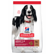 14kg HILL'S SCIENCE PLAN Adult Medium lam & rijst hondenvoer