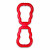Kong Speeltje Tug Met Control Flex - Hondenspeelgoed - 33 cm Rood