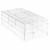 Trixie Natura Ren Met Dak - Dierenverblijf - 216x65x116 cm Zilver