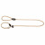 Hunter Retrieverlijn Met Stop Freestyle 170x0.8 cm - Hondenriem - Beige