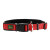 Hunter Klikhalsband Vario Plus Rood&Zwart - Hondenhalsband - M 40-45x2.0 Cm