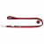 Hunter Verstelbare Looplijn Leder Rood - Hondenriem - 200x1.6 cm