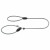 Hunter Sliplijn Freestyle Nylon Rond Grijs - Hondenriem - 170x0.8 cm