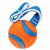 Chuckit Ultra Tug Oranje&Blauw - Hondenspeelgoed - M