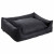 Maxxnobel Orthopedische Sofa Lederlook/Teddy Zwart&Antraciet - Hondenbank - Xlarge