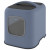Rotho Mypet Kattenbak Biala 51 x 39.5 x 44.3 cm - Kattentoilet - Blauw&Antraciet
