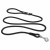 Curli Stretch Comfort Leash Zwart - Hondenriem - 180x0.8 cm Rond Nylon Ø 8 Mm