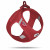 Curli Clasp Vest Harness Clasp Air-Mesh Rood - Hondentuig - Xs