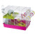 Ferplast Hamsterkooi Laura - Dierenverblijf - 46x29.5x37.5 cm Roze