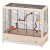 Ferplast Vogelkooi Giulietta 4 - Vogelverblijven - 57x30x50 cm Houtkleur